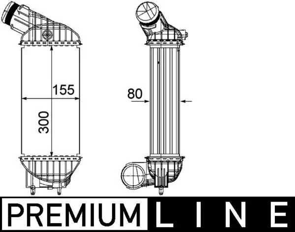Ladeluftkühler MAHLE CI 199 000P