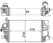 Kupplung, Kühlerlüfter MAHLE CFC 54 000P