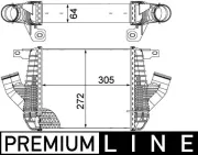Ladeluftkühler MAHLE CI 237 000P