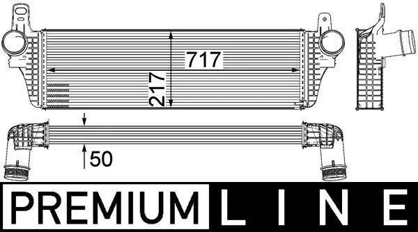 Ladeluftkühler MAHLE CI 242 000P