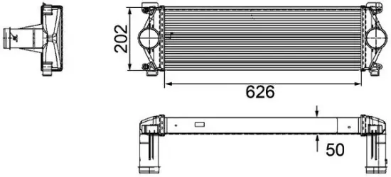 Ladeluftkühler MAHLE CI 254 000P Bild Ladeluftkühler MAHLE CI 254 000P