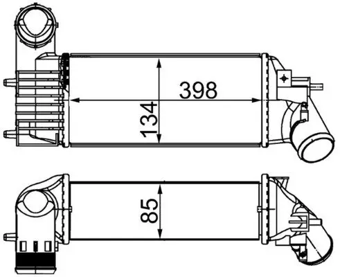 Ladeluftkühler MAHLE CI 26 000S