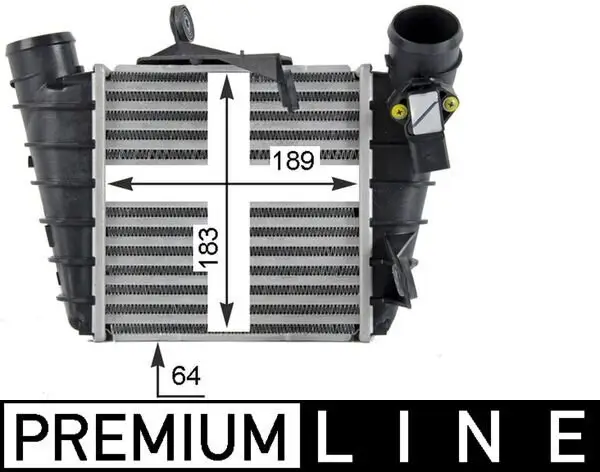 Ladeluftkühler MAHLE CI 298 000P