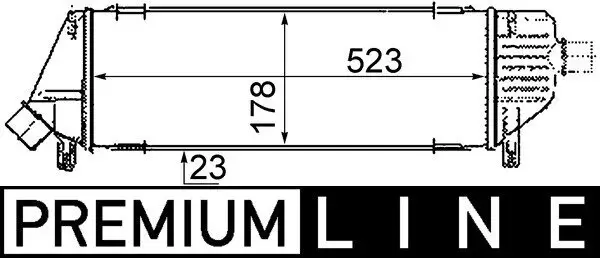Ladeluftkühler MAHLE CI 305 000P