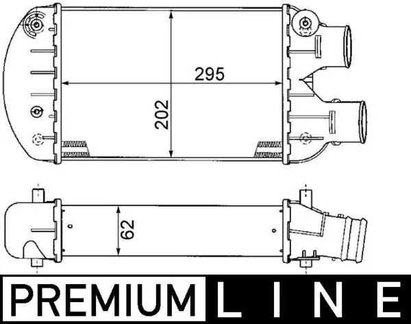 Ladeluftkühler MAHLE CI 341 000P