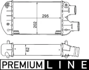 Ladeluftkühler MAHLE CI 341 000P