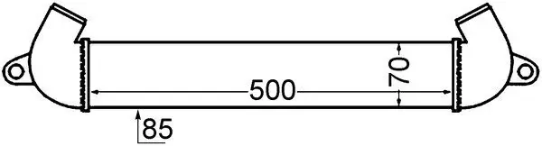 Ladeluftkühler MAHLE CI 342 000S
