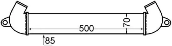 Ladeluftkühler MAHLE CI 342 000S Bild Ladeluftkühler MAHLE CI 342 000S
