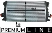 Ladeluftkühler MAHLE CI 364 000P