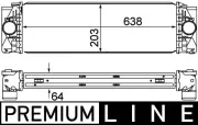 Ladeluftkühler MAHLE CI 369 000P