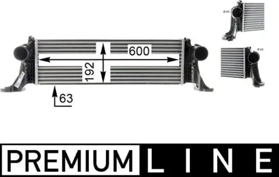 Ladeluftkühler MAHLE CI 370 000P Bild Ladeluftkühler MAHLE CI 370 000P