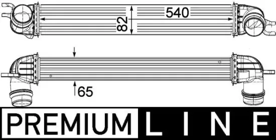 Ladeluftkühler MAHLE CI 375 000P Bild Ladeluftkühler MAHLE CI 375 000P