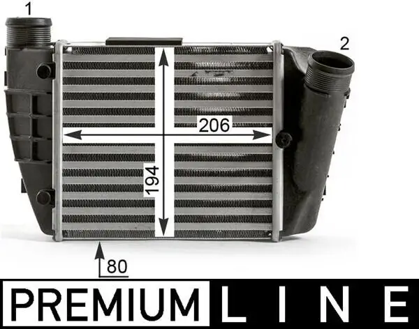 Ladeluftkühler MAHLE CI 433 000P