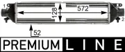Ladeluftkühler MAHLE CI 437 000P