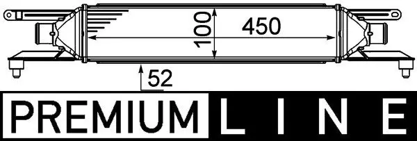 Ladeluftkühler MAHLE CI 458 000P