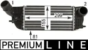 Ladeluftkühler MAHLE CI 466 000P