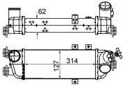 Ladeluftkühler MAHLE CI 500 000S