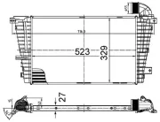 Ladeluftkühler MAHLE CI 513 000S