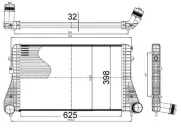 Ladeluftkühler MAHLE CI 517 000S