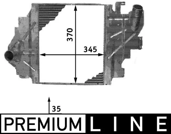 Ladeluftkühler MAHLE CI 65 000P