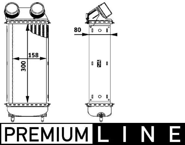 Ladeluftkühler MAHLE CI 86 000P