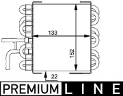 Kraftstoffkühler MAHLE CK 8 000P