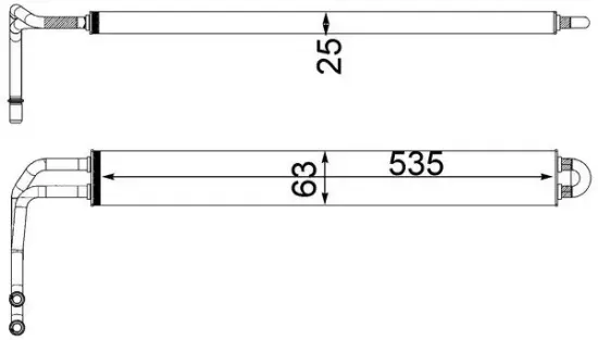 Ölkühler, Lenkung MAHLE CLC 100 000P Bild Ölkühler, Lenkung MAHLE CLC 100 000P
