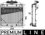 Ölkühler, Automatikgetriebe MAHLE CLC 102 000P