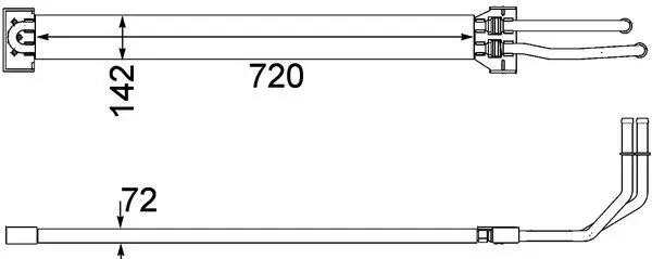 Ölkühler, Lenkung MAHLE CLC 109 000P