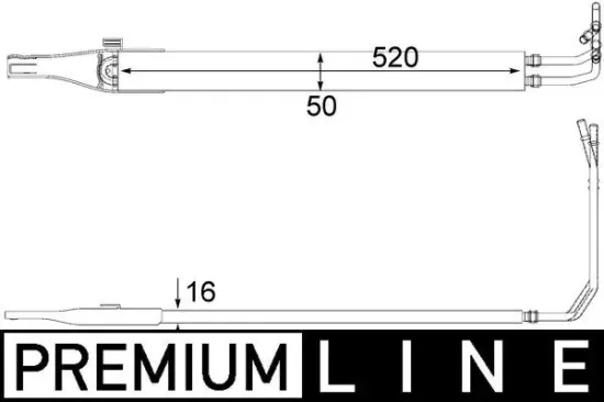 Ölkühler, Lenkung MAHLE CLC 10 000P Bild Ölkühler, Lenkung MAHLE CLC 10 000P