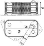 Ölkühler, Motoröl MAHLE CLC 12 001S