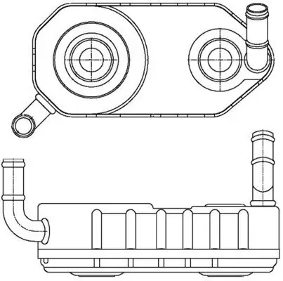 Ölkühler, Automatikgetriebe MAHLE CLC 177 000S