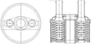 Ölkühler, Automatikgetriebe MAHLE CLC 179 000S