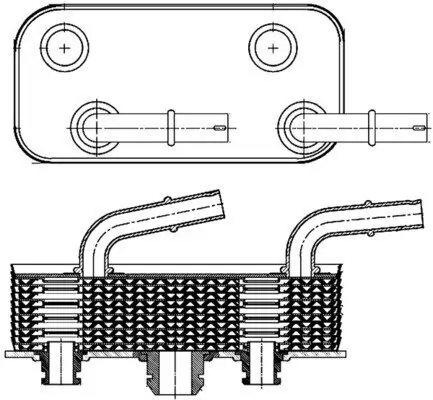 Ölkühler, Automatikgetriebe MAHLE CLC 180 000S Bild Ölkühler, Automatikgetriebe MAHLE CLC 180 000S