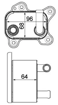 Ölkühler, Automatikgetriebe MAHLE CLC 183 000P Bild Ölkühler, Automatikgetriebe MAHLE CLC 183 000P