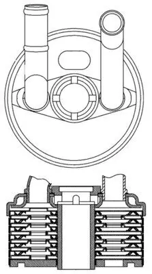 Ölkühler, Automatikgetriebe MAHLE CLC 184 000S