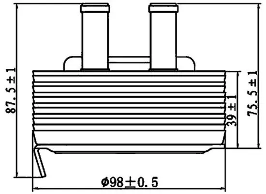 Ölkühler, Motoröl MAHLE CLC 197 000S