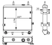 Ölkühler, Motoröl MAHLE CLC 28 000P