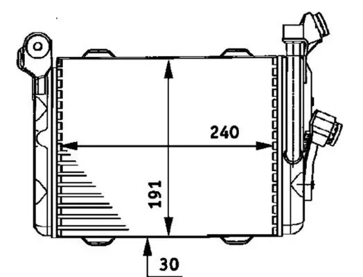 Ölkühler, Motoröl MAHLE CLC 33 000P Bild Ölkühler, Motoröl MAHLE CLC 33 000P