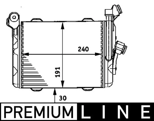 Ölkühler, Motoröl MAHLE CLC 33 000P