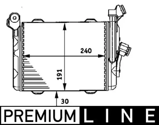 Ölkühler, Motoröl MAHLE CLC 33 000P Bild Ölkühler, Motoröl MAHLE CLC 33 000P