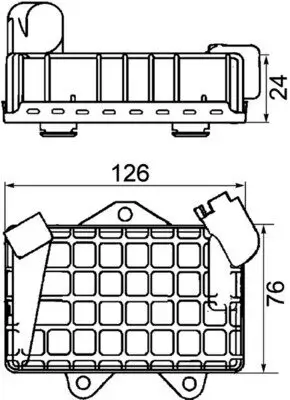 Ölkühler, Motoröl MAHLE CLC 34 000P