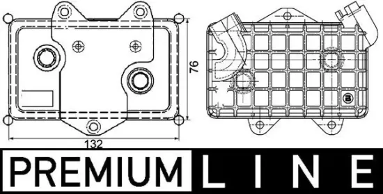 Ölkühler, Motoröl MAHLE CLC 36 000P Bild Ölkühler, Motoröl MAHLE CLC 36 000P