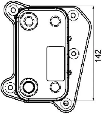 Ölkühler, Motoröl MAHLE CLC 38 000P Bild Ölkühler, Motoröl MAHLE CLC 38 000P