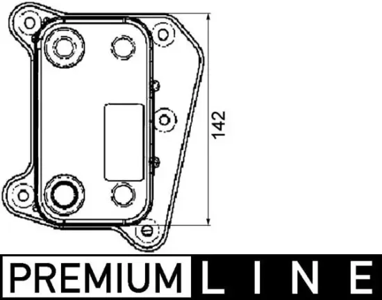 Ölkühler, Motoröl MAHLE CLC 38 000P Bild Ölkühler, Motoröl MAHLE CLC 38 000P