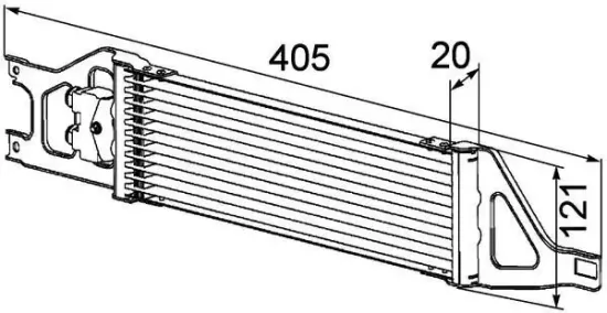 Ölkühler, Automatikgetriebe MAHLE CLC 57 000P Bild Ölkühler, Automatikgetriebe MAHLE CLC 57 000P