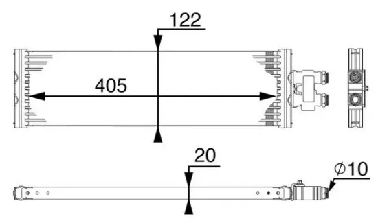 Ölkühler, Automatikgetriebe MAHLE CLC 64 000P Bild Ölkühler, Automatikgetriebe MAHLE CLC 64 000P