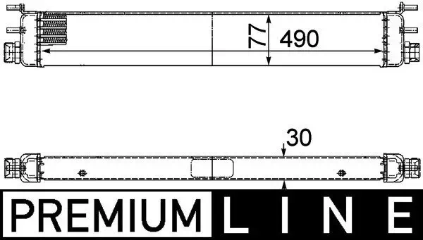 Ölkühler, Motoröl MAHLE CLC 68 000P