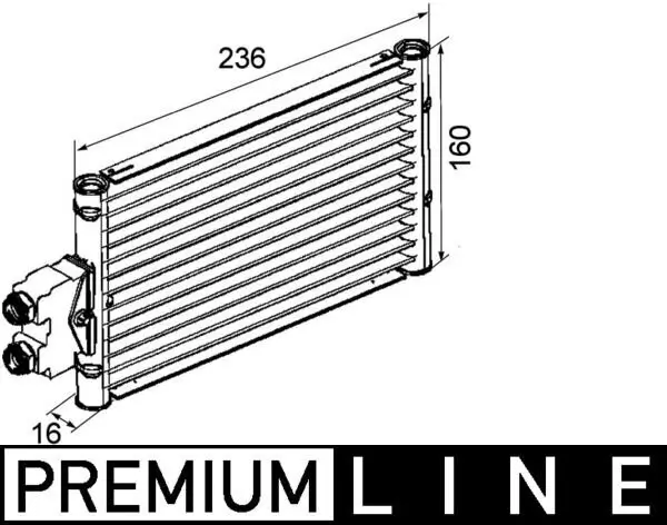 Ölkühler, Automatikgetriebe MAHLE CLC 74 000P