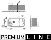 Ölkühler, Motoröl MAHLE CLC 79 000P